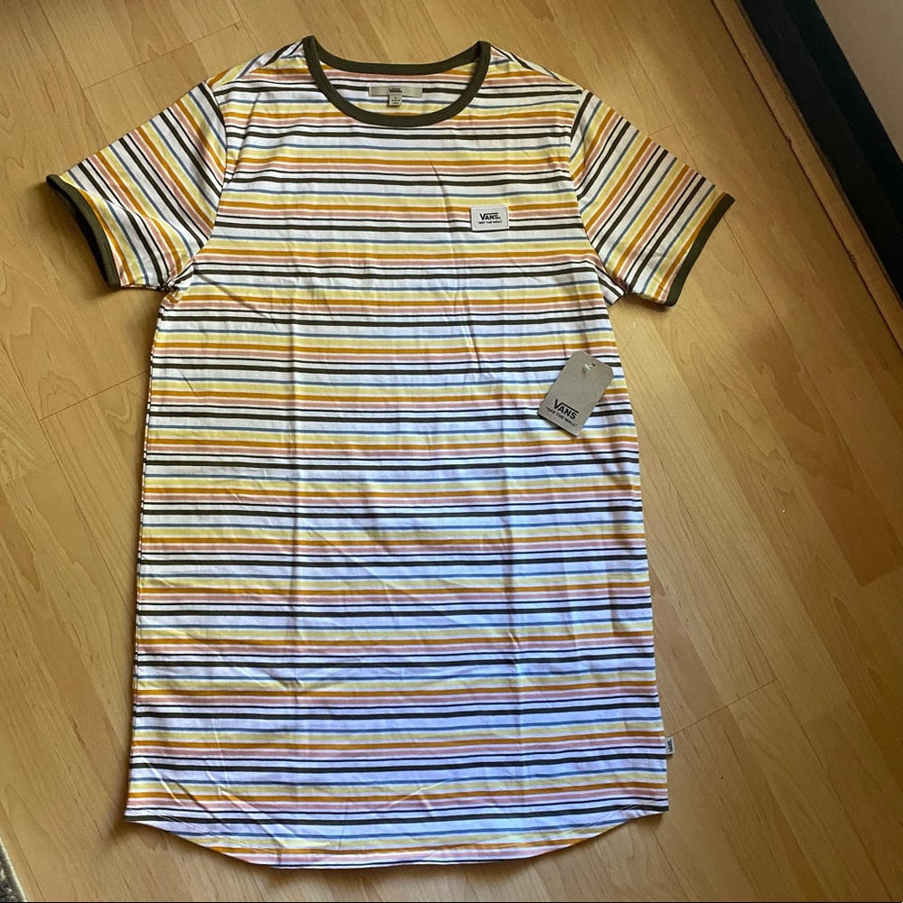 NWT VANS Off The Wall striped sundress size L